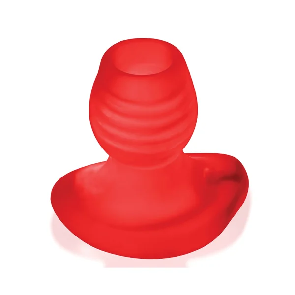Oxballs Glowhole 2 Hollow Buttplug w/LED Insert Large - Red Morph