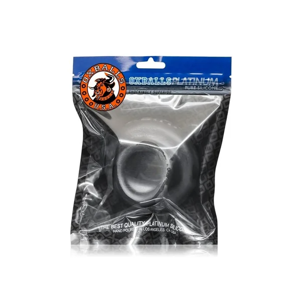 Oxballs Juicy Silicone Cockring Black 3.5 Inch
