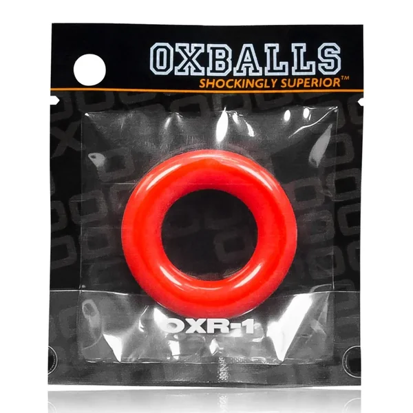 Oxballs OXR-1 lightweight cockring Red single