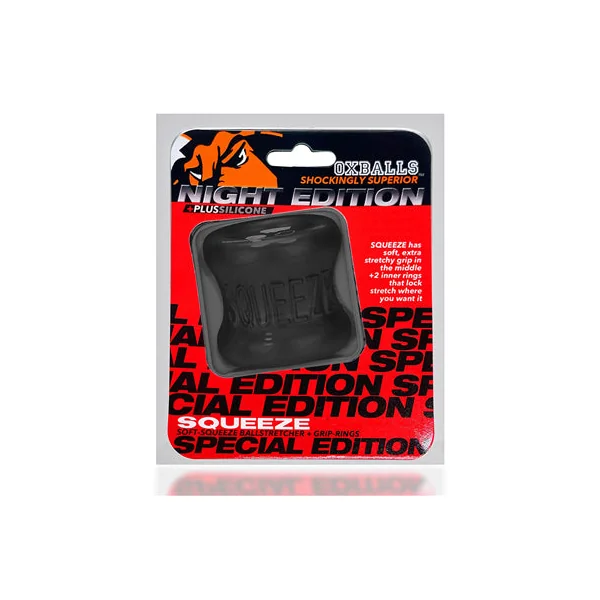 OxBalls Squeeze Ballstretcher Plus+Silicone Special Edition Night