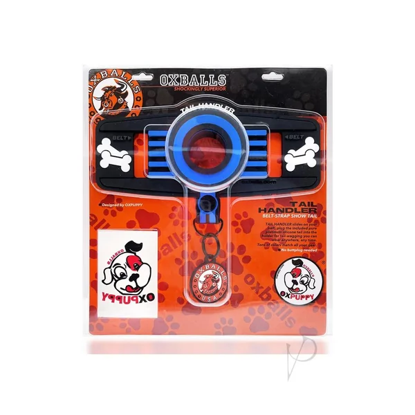 Oxballs Tail Handler Belt Strap Silicone Tail - Blue