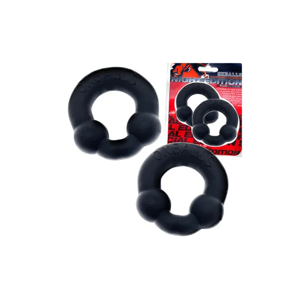 OxBalls Ultraballs 2-Pack Cockring Special Edition Night