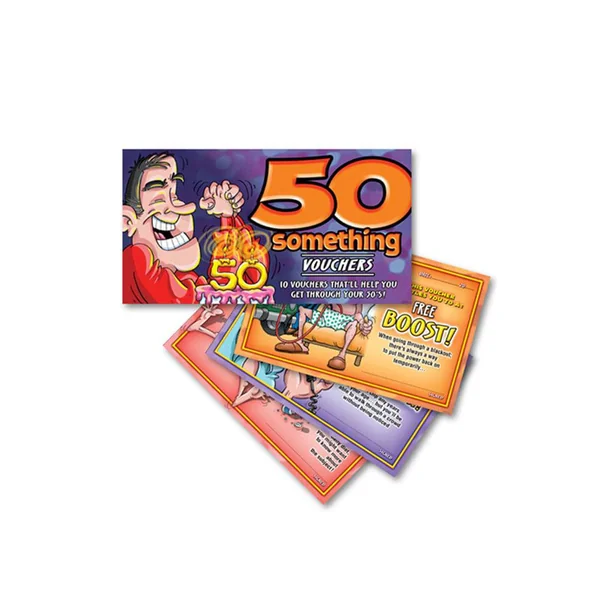 Ozze Creations - 50 Something Vouchers For Him