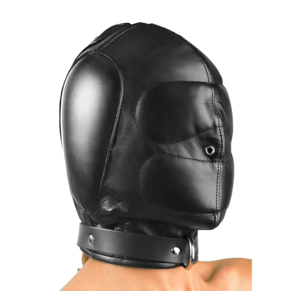 Padded Leather Hood - Medium-Large