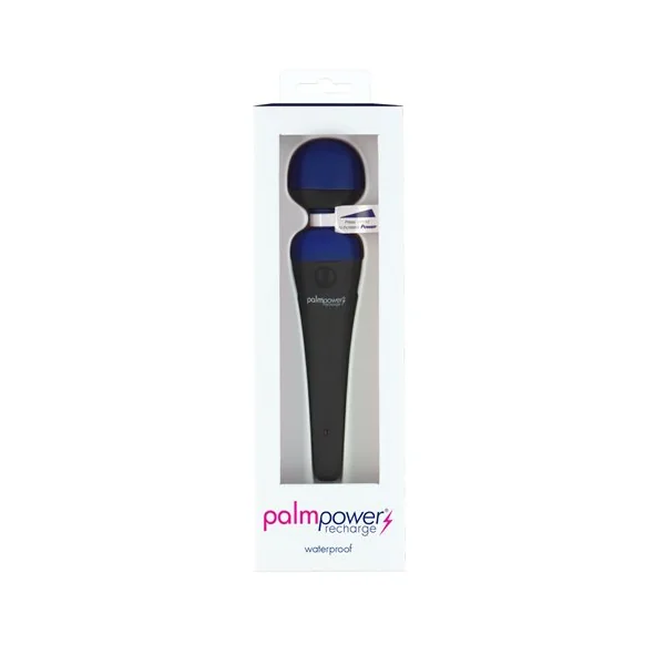 Palm Power Massager Blue Rechargeable Waterproof