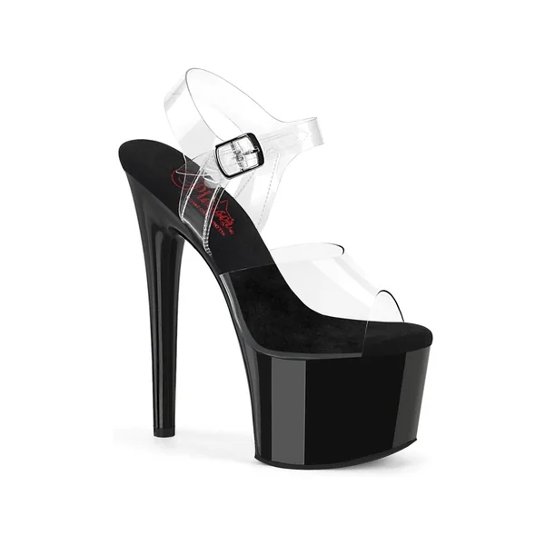 PASSION-708 Clear Vinyl Sandal