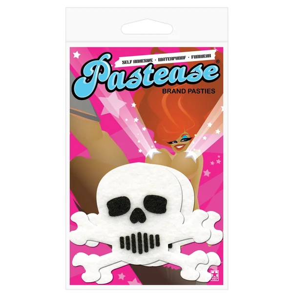 Pastease White Skull w/Black O/S
