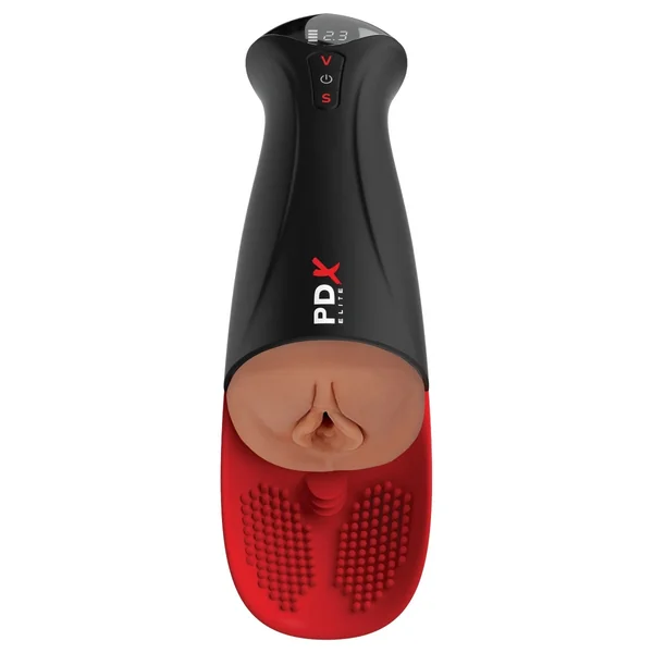 PDX Elite Fuck-O-Matic Pro XL Pussy Masturbator Brown