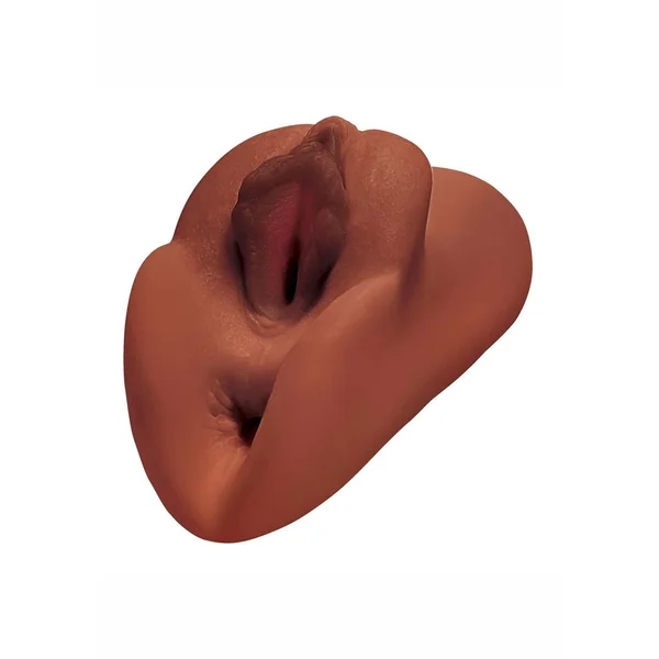 PDX Plus Perfect Pussy Double Stroker – Chocolate