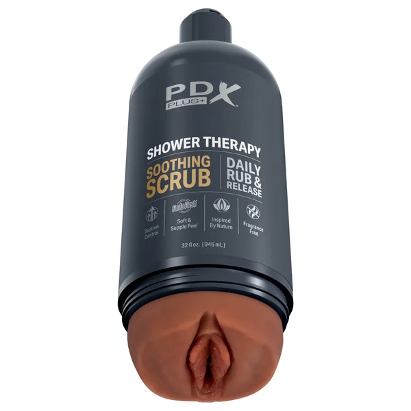 PDX Plus - Shower Therapy - Soothing Scrub - Brown