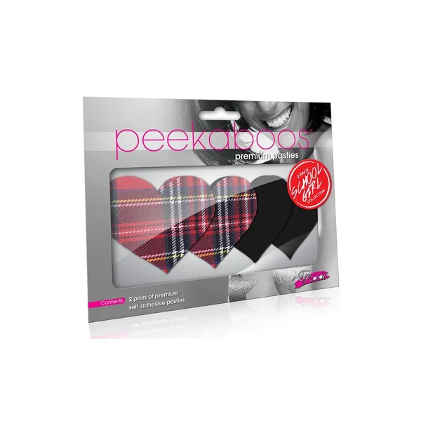 Peekaboo Schoolgirl Hearts Pasties