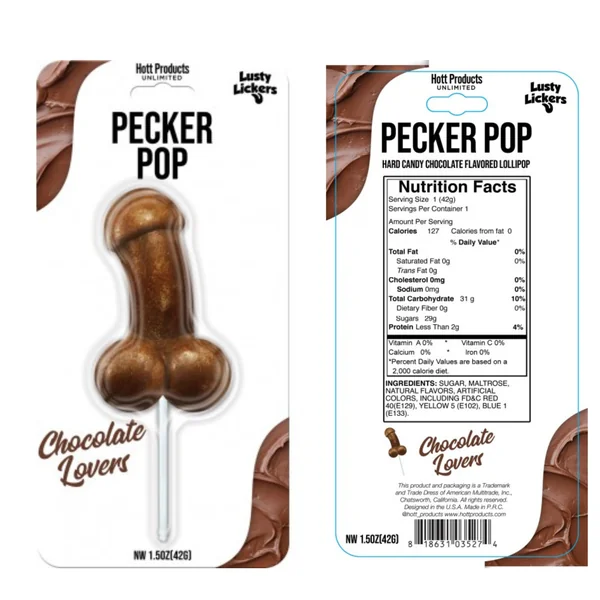 Penis Pop Chocolate Lovers Bachelorette Party Supplies