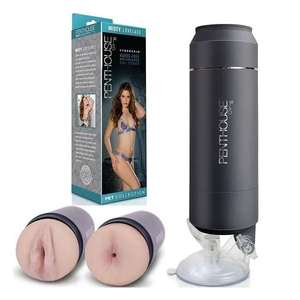 Penthouse Pet Misty Lovelace Cyberskin Dual Stroker