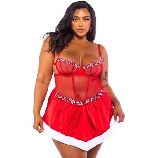 Peppermint Kiss Babydoll