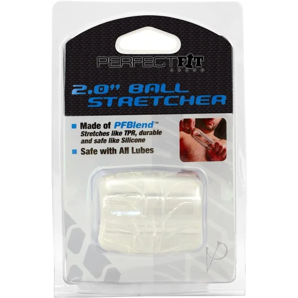 Perfect Fit Siliskin Ball Stretcher Clear 2 Inch