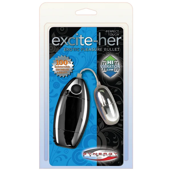 Perfect Touch Excite-Her Silver Bullet Waterproof - Luster Black