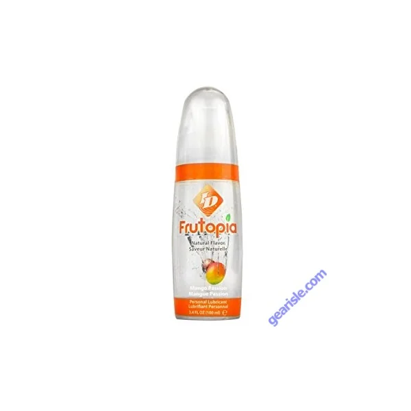 Personal Lubricant Natural Flavor Mango Passion ID Frutopia 3.4 oz