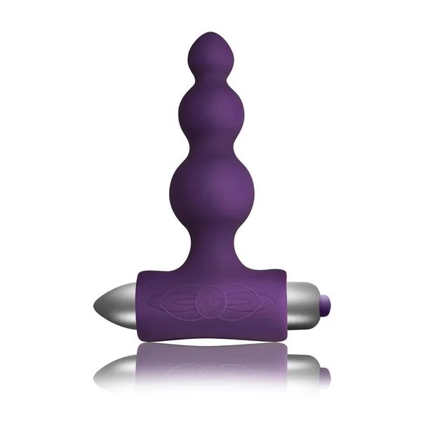 Petite Sensations Bubbles Silicone Vibrating Butt Plug – Purple