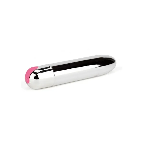 Pink Pussycat Rechargeable Vibrating Bullet – Silver