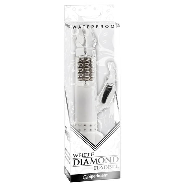Pipedream Diamond Beaver Vibrator White