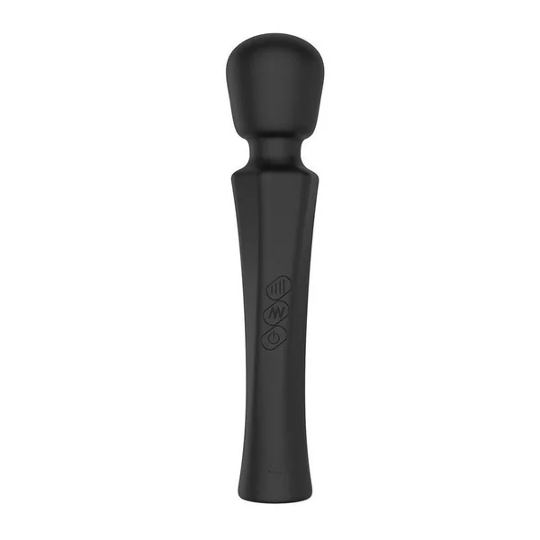 Pixey Aquamini Rechargeable Silicone Body Wand – Black Edition