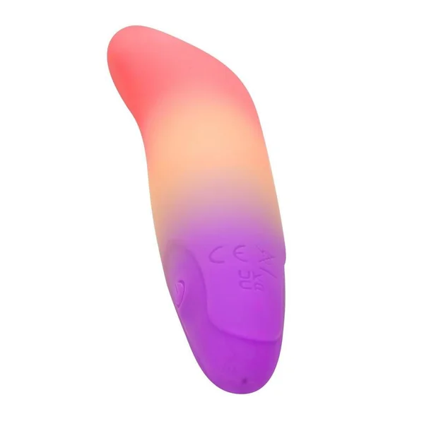 Play With Me Dolphin Dreams Rechargeable Silicone G-Spot Bullet Vibrator - Multicolor