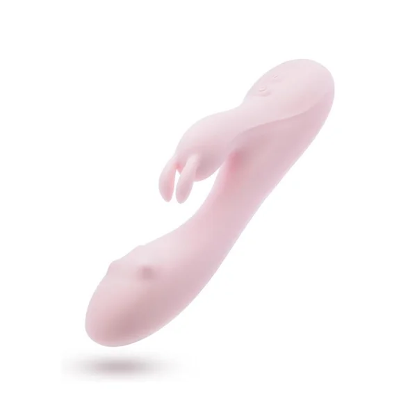 Play with Me Fairy Flutter Rechargeable Silicone Rabbit Vibrator - Pink