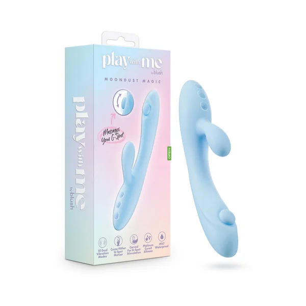 Play With Me Moondust Magic Blue Vibrator