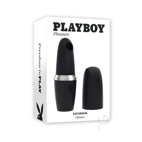 Playboy Excursion Rechargeable Silicone Clitoral Vibrator - Black