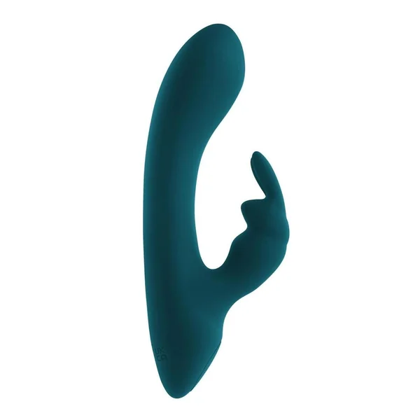 Playboy Lil Rabbit Rechargeable Silicone Vibrator – Teal