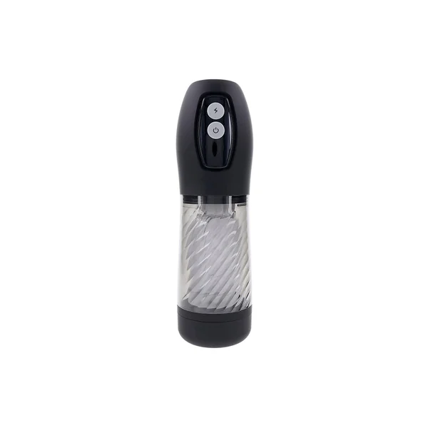 Playboy - Whirlwind Thrusting & Spinning Stroker - Black/Frost