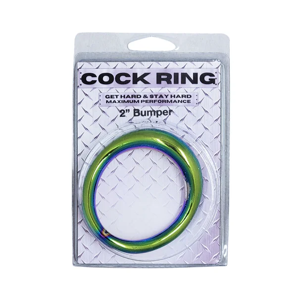 Ple'sur SS Rainbow Bumper Cockring 2 inches