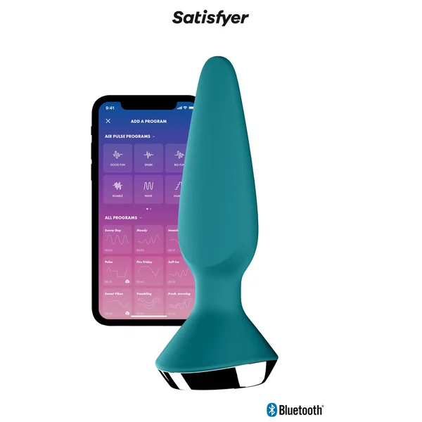 Plug-ilicious 1 App ControlledSilicone Rechargeable Anal Vibrator