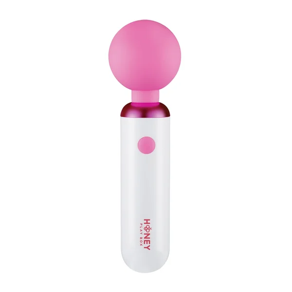 Pomi Wand Clit Tease Vibrating Wand - White