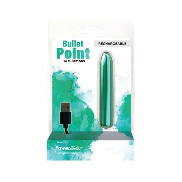 Power Bullet 4 Bullet Point 10 Function Bullet Teal "