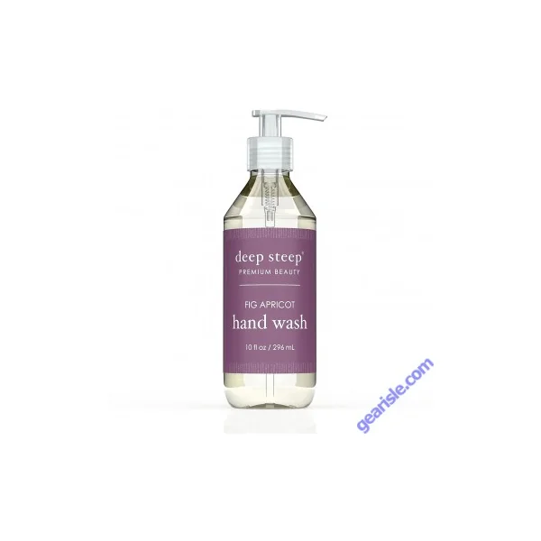 Premium Beauty Fig Apricot Hand Wash 10 Oz Vegan Deep Steep