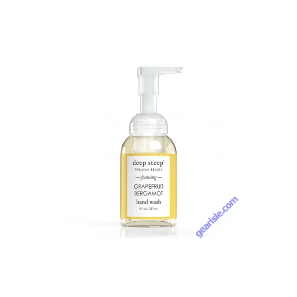 Premium Beauty Grapefruit Bergamot Foaming Hand Wash 8 Oz Deep Steep