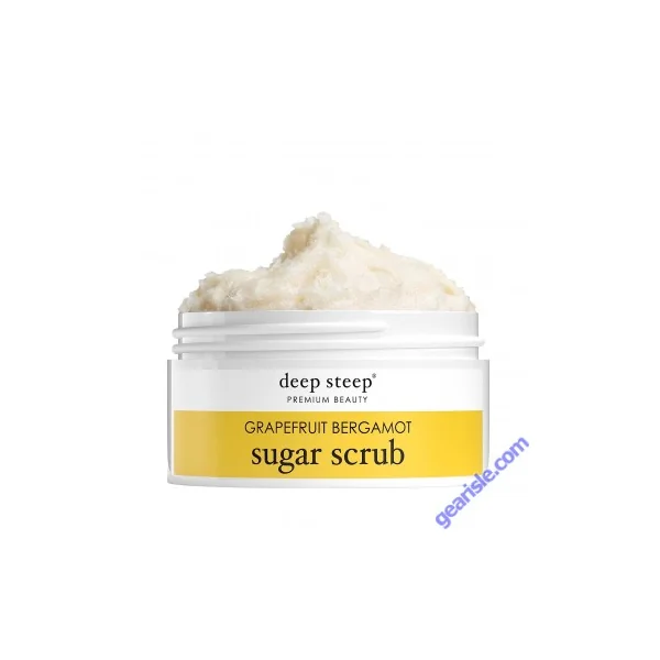 Premium Beauty Grapefruit Bergamot Sugar Scrub 8 Oz Deep Steep