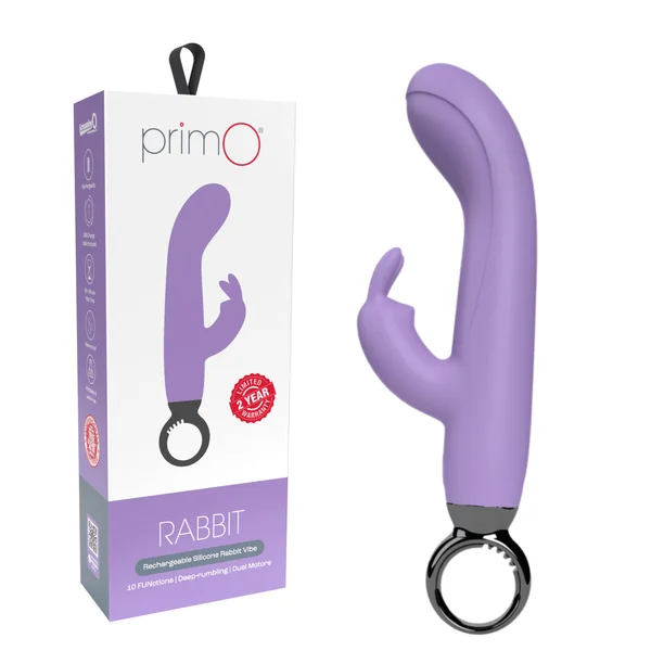 Primo Rabbit RechargeableSilicone Dual-Stimulation Vibrator