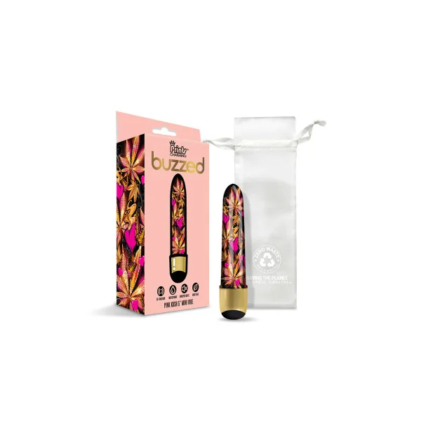 Prints Charming Buzzed Pink Kush 5 Inch Mini Vibe