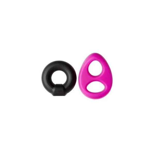 Pro Sensual Silicone Tear Drop Ring & Donut Sling 2 Pack
