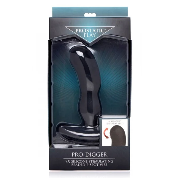 Pro-Digger 7x Silicone Stimulating Beaded P-Spot Vibe