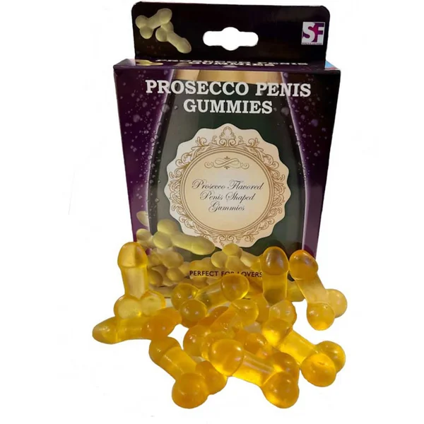 Prosecco Flavored Penis Gummies Edible Candy for Adults
