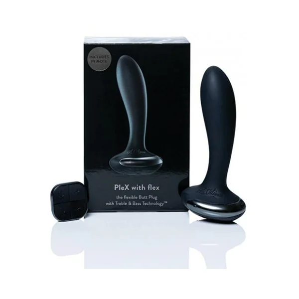 Prostate Massagers: Hot Octopuss Plex With Flex Flexible Vibrating Plug Black