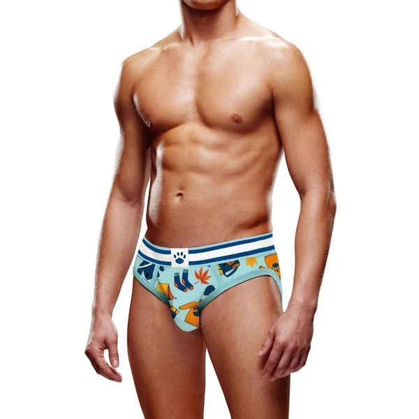 Prowler Autumn Scene Brief – Small – Blue/Orange