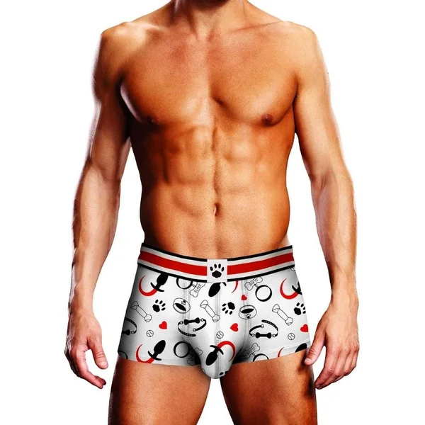 Prowler Puppie Print Trunk – Large – White/Black