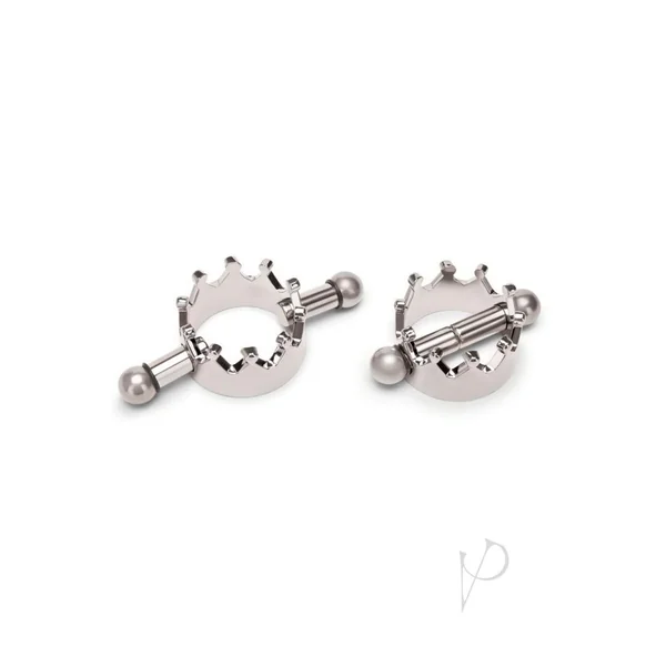 Prowler RED Magnetic Nipple Crown Clamps - Silver