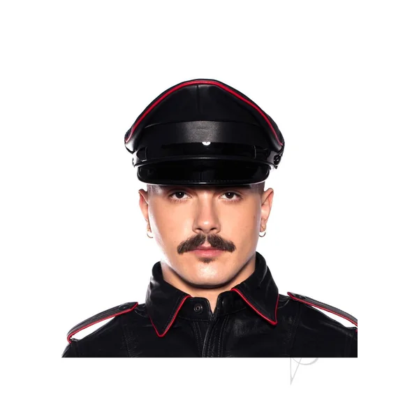 Prowler RED Military Cap 61cm - Black/Red