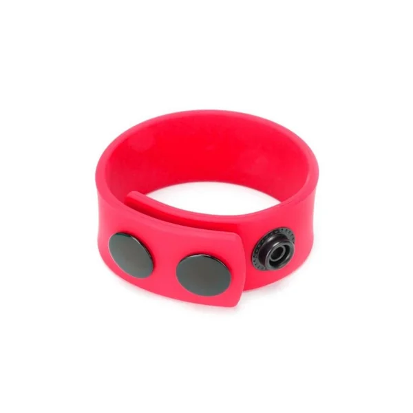 Prowler RED Silicone Cock Strap – Red