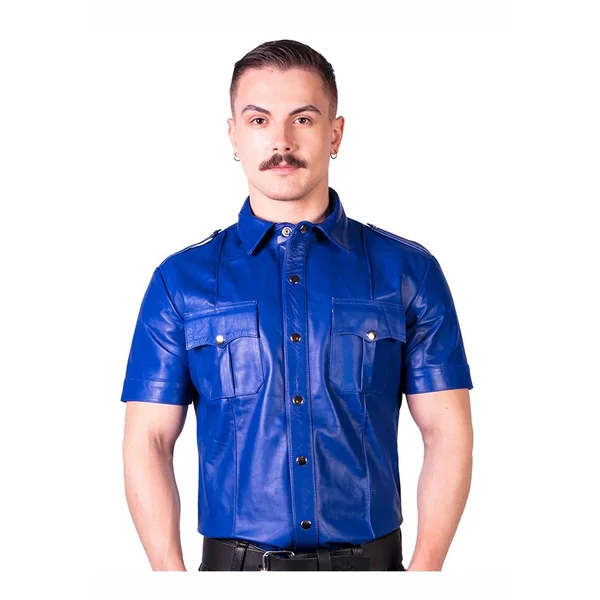 Prowler Red Slim Fit Police Shirt